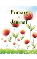 Primary Journal: This is primary notebook without picture story block. It comes with flower and cute butterfly feature, Size 7.44 x 9.69 Inch, 200 pages (100 Sheets)