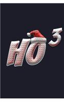 Ho Ho Ho: Blank Lined Journal to Write in - Ruled Writing Notebook