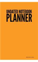 Undated Notebook Planner - Weekly Monthly Journal