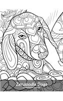 Zendoodle Dogs Coloring Book for Grown-Ups 1: (1 Zendoodle Dogs)