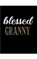 Blessed Granny: Blank Lined Journal