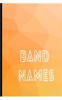 Band Names
