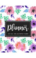 July 2019- June 2020 Monthly Planner