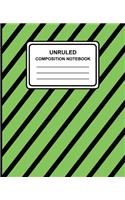 Unruled Composition Notebook