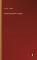 American Literary Masters