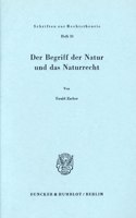 Der Begriff Der Natur Und Das Naturrecht