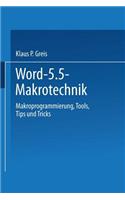 Word 5.5 Makrotechnik