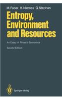 Entropy, Environment and Resources