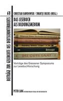 Lesebuch als Bildungsmedium