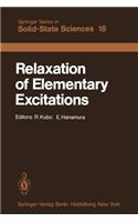 Relaxation of Elementary Excitations