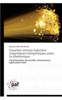 Couches Minces Hybrides Organiques-Inorganiques Pour La Photonique