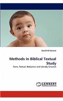 Methods in Biblical Textual Study