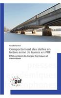 Comportement Des Dalles En Béton Armé de Barres En Prf