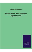 Johann Adam Horn, Goethes Jugendfreund