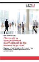 Claves de la competitividad internacional de las nuevas empresas
