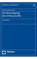 Die Beendigung Des Erbbaurechts