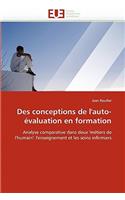 Des conceptions de l''auto-évaluation en formation