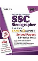 Wiley's Staff Selection Commission (SSC) Stenographer Grade C & D Exam Goalpost, Solved Papers & Practise Test