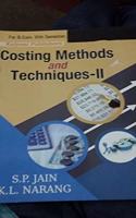 Costing Methods and Techniques - II B.Com Rani Chennamma Uni.