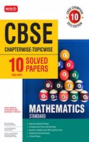 10 Years Chapterwise Topicwise Solved Papers Class 10 Mathematics Standard (2022-23) MTG Editorial Board