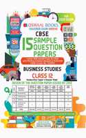 Oswaal CBSE Sample Question Papers Class 12 Business Studies Book (For March 2020 Exam)