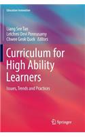 Curriculum for High Ability Learners