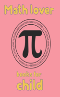 Math lover books for child