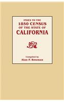 Index to the 1850 Census of the State of California: (English)