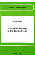 Alternative Readings in Old English Poetry
