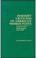 Feminist Criticism of American Women Poets