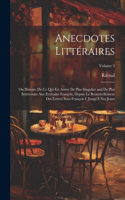 Anecdotes Littéraires