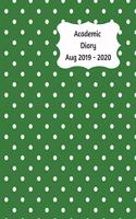 Academic Diary Aug 2019-2020: 8x10 day to a page academic year diary, hourly appointments and space for notes on each page. Perfect for teachers, students and small business owne