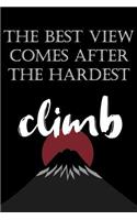 The best view comes after the hardest climb