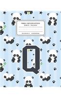 Primary Composition Notebook Grades K-2 Story Journal Q
