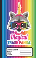 Magical Trash Panda Composition Book