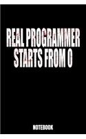 Real Programmer Starts From O Notebook