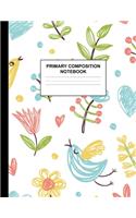 Primary Composition Notebook: Handwriting Practice Book for Kids Grades K-2 - Attractive Preschool, Kinder, 1st and 2nd Grade Writing Journal School Exercise Workbook with Pictur