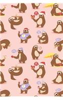 Funny Sloth Notebook: Funny Sloth Notebook, Journal, diary size 6x9
