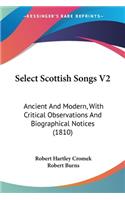 Select Scottish Songs V2