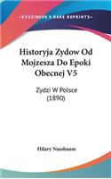 Historyja Zydow Od Mojzesza Do Epoki Obecnej V5