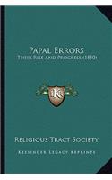 Papal Errors