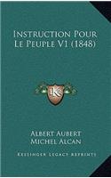 Instruction Pour Le Peuple V1 (1848)