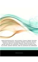 Articles on Arab Nationalists, Including