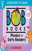 Bob Books - Phonics for Early Readers Box Set Phonics, Ages 4 and Up, Kindergarten (Stage 1: Starting to Read)