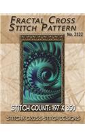 Fractal Cross Stitch Pattern No. 2122