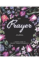 My Prayer Journal: Journal Bible Large Print with Bible Verse Coloring Pages