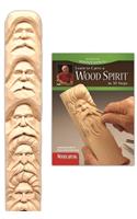 Wood Spirit Study Stick Kit (Learn to Carve Faces with Harold Enlow)