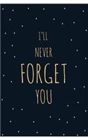 I'll Never Forget You