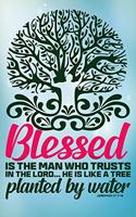 blessed is the man who trusts in the lord he is like a tree Planted By Water Jeremiah 17: 7-8: A Guide for Scripture, Devotional Prayer Notebook, Prayer Journal, Thanks, and Spiritual Thoughts, Guide To Prayer, Praise and Thanks, Devotion