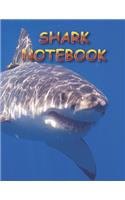 Shark Notebook: notebooks and journals 110 pages Pages (8.5"x11")